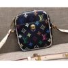 Louis Vuitton Replica Monogram Multicolor Lift Shoulder Pochette Bag M40056 Black