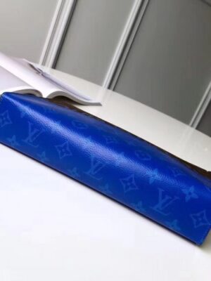 Louis Vuitton Replica Monogram Pacific Blue Split Pochette Voyage MM Bag M63066 2018