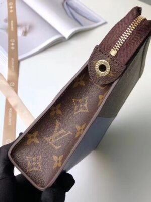 Louis Vuitton Replica Monogram Pacific Blue Split Pochette Voyage MM Bag M63066 2018