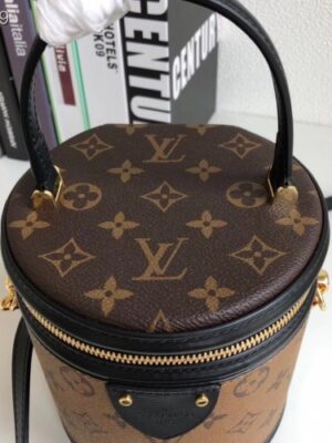 Louis Vuitton Replica Monogram Reverse Canvas Cannes Beauty Case Bucket Bag M43986