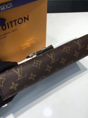 Louis Vuitton Replica Monogram Reverse Canvas Column Clutch Bag M54617 2017(75203)