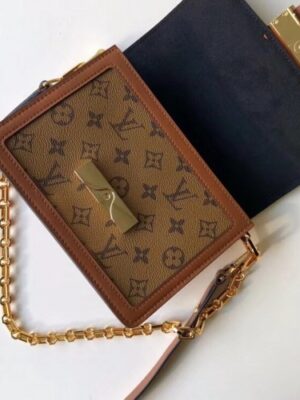 Louis Vuitton Replica Monogram Reverse Canvas Dauphine PM Bag M44393 2019