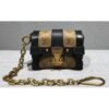 Louis Vuitton Replica Monogram Reverse Canvas Mini Malle Chain Bag 2018