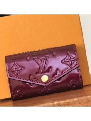 Louis Vuitton Replica Monogram Vernis Leather 6 Key Holder M61223 Fuchsia