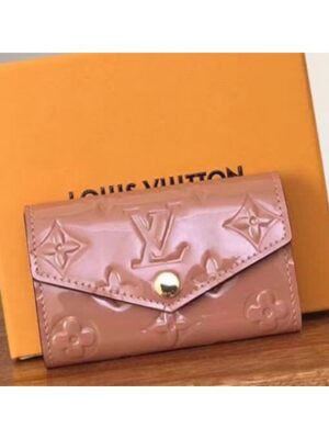 Louis Vuitton Replica Monogram Vernis Leather 6 Key Holder M61223 Pink