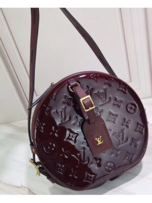 Louis Vuitton Replica Monogram Vernis Leather Boite Chapeau Souple Bag Amarante 2019