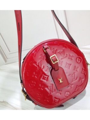 Louis Vuitton Replica Monogram Vernis Leather Boite Chapeau Souple Bag M54100 Rouge 2019