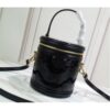 Louis Vuitton Replica Monogram Vernis Leather Canvas Cannes Beauty Case Bucket Bag M53997 Noir 2019