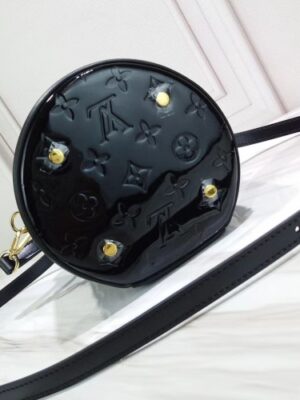 Louis Vuitton Replica Monogram Vernis Leather Canvas Cannes Beauty Case Bucket Bag M53997 Noir 2019