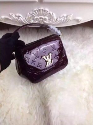 Louis Vuitton Replica Monogram Vernis Pasadena Bag Amarante M90942 2016