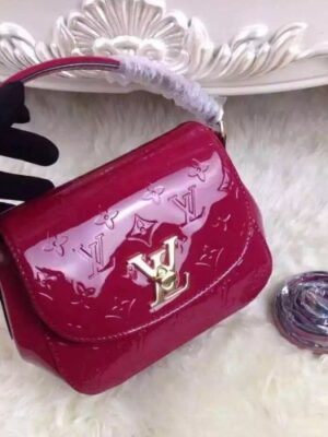 Louis Vuitton Replica Monogram Vernis Pasadena Bag Burgundy 2016