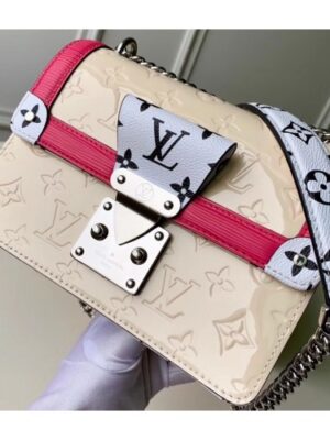 Louis Vuitton Replica Monogram Vernis Patent Leather LV Replica Wynwood Bag M90442 Creme 2019