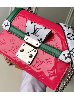 Louis Vuitton Replica Monogram Vernis Patent Leather LV Replica Wynwood Bag M90443 Berlingot 2019