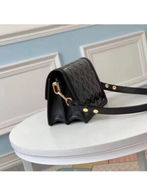 Louis Vuitton Replica Monogram Vernis Patent Leather Mini Dauphine Bag Black 2019