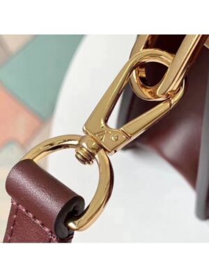 Louis Vuitton Replica Monogram Vernis Patent Leather Mini Dauphine Bag Burgundy 2019