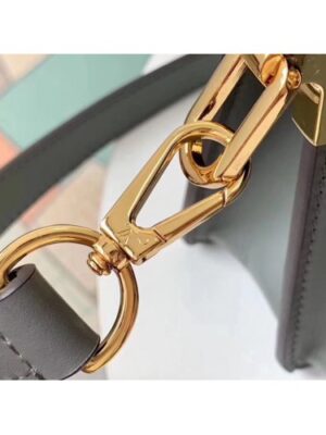 Louis Vuitton Replica Monogram Vernis Patent Leather Mini Dauphine Bag Gray 2019