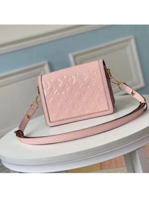 Louis Vuitton Replica Monogram Vernis Patent Leather Mini Dauphine Bag Pink 2019