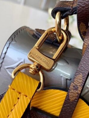 Louis Vuitton Replica Monogram Vernis Patent Leather Spring Street Bag M90376 Bitume Métallisé 2019