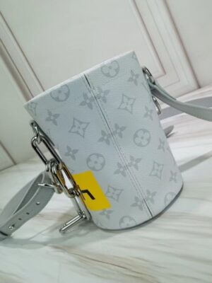 Louis Vuitton Replica Monogram White Canvas Chalk Nano Bag M44631 2019