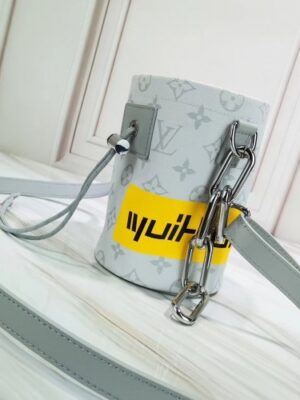 Louis Vuitton Replica Monogram White Canvas Chalk Nano Bag M44631 2019