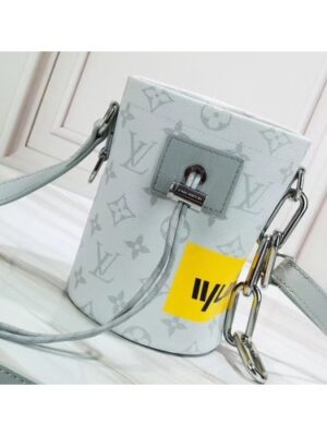 Louis Vuitton Replica Monogram White Canvas Chalk Nano Bag M44631 2019