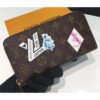 Louis Vuitton Replica Monogram Word Tour Zippy Wallet M60017 2017