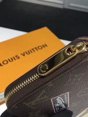 Louis Vuitton Replica Monogram Word Tour Zippy Wallet M60017 2017