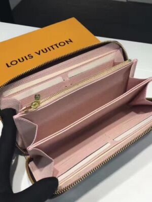 Louis Vuitton Replica Monogram Word Tour Zippy Wallet M60017 2017