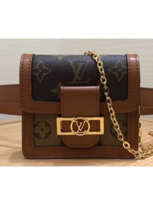 Louis Vuitton Replica Monogram and Monogram Reverse Canvas Dauphine BB Bumbag M68621 2019