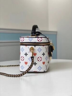 Louis Vuitton Replica Monogram canvas Game On Vanity PM White Bag