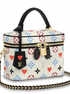 Louis Vuitton Replica Monogram canvas Game On Vanity PM White Bag