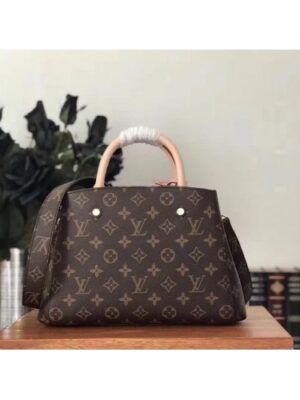 Louis Vuitton Replica Montaigne BB Top Handle Bag M41055 Monogram Canvas 2018