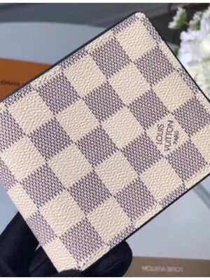 Louis Vuitton Replica Multiple Men's Wallet in Damier Azur Canvas N60121