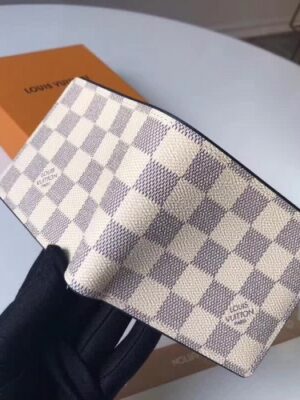 Louis Vuitton Replica Multiple Men's Wallet in Damier Azur Canvas N60121