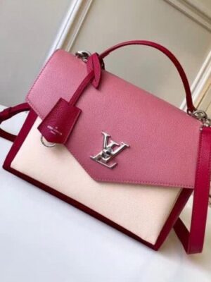 Louis Vuitton Replica Mylockme Handbag M51490 Pink/Red/Nude 2018