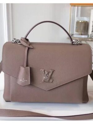 Louis Vuitton Replica Mylockme Top Handbag  M51490 Grey 2018