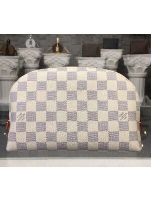 Louis Vuitton Replica N23345 Damier Azur canvas Cosmetic Pouch GM