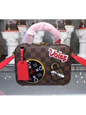 Louis Vuitton Replica N40048 LV Replica Stories Box Damier Ebene Canvas Bags