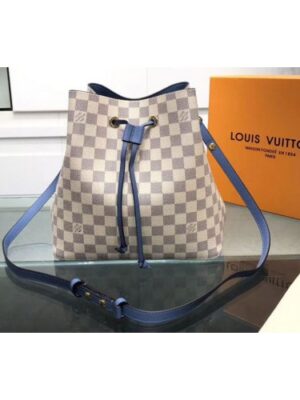 Louis Vuitton Replica N40153 LV Replica Neonoe Damier Azur Canvas Blue