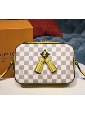 Louis Vuitton Replica N40154 LV Replica Saintonge Bags Damier Azur Canvas Pineapple