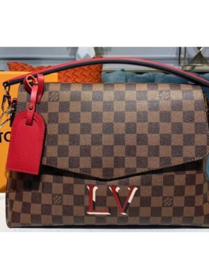 Louis Vuitton Replica N40176 LV Replica Beaubourg MM Bags Damier Ebene Canvas