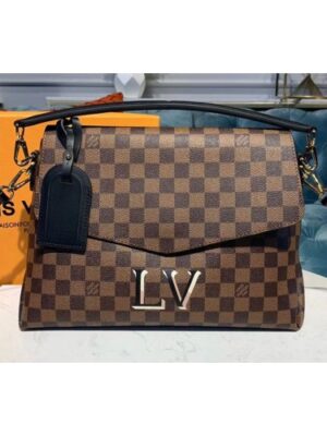 Louis Vuitton Replica N40177 LV Replica Beaubourg MM Bags Damier Ebene Canvas