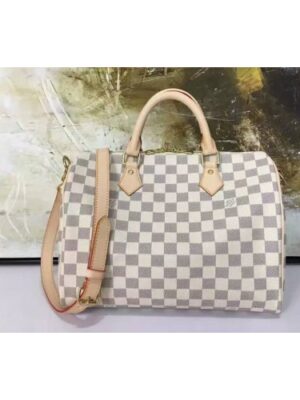 Louis Vuitton Replica N41000 Speedy Bandouliere 30 Damier Azur Bags