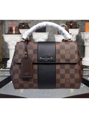 Louis Vuitton Replica N41073 LV Replica Bond Street BB Bags Damier Ebene Canvas Black