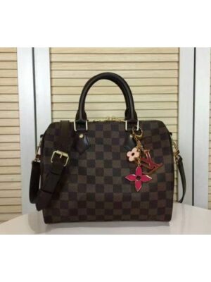 Louis Vuitton Replica N41113 Speedy Bandouliere 25 Damier Ebene Canvas Bags