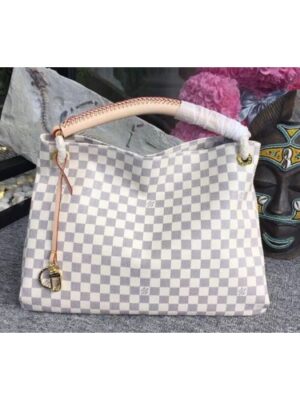 Louis Vuitton Replica N41174 LV Replica Artsy MM Bags Damier Azur Canvas