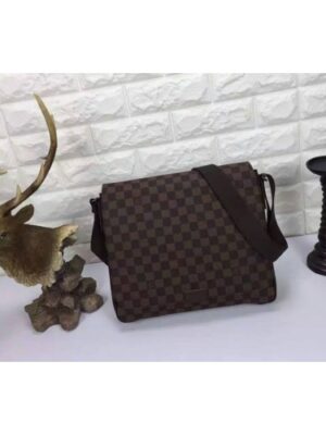 Louis Vuitton Replica N41212 Damier Ebene Canvas District MM Bags