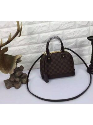 Louis Vuitton Replica N41221 Alma BB Damier Ebene Bags