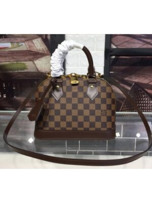 Louis Vuitton Replica N41221 LV Replica Alma BB handbag in Damier Ebene Canvas