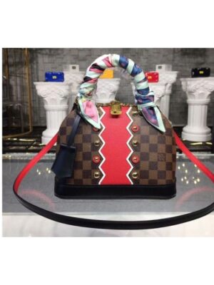 Louis Vuitton Replica N41221 LV Replica Damier Ebene Canvas ALMA BB Bags